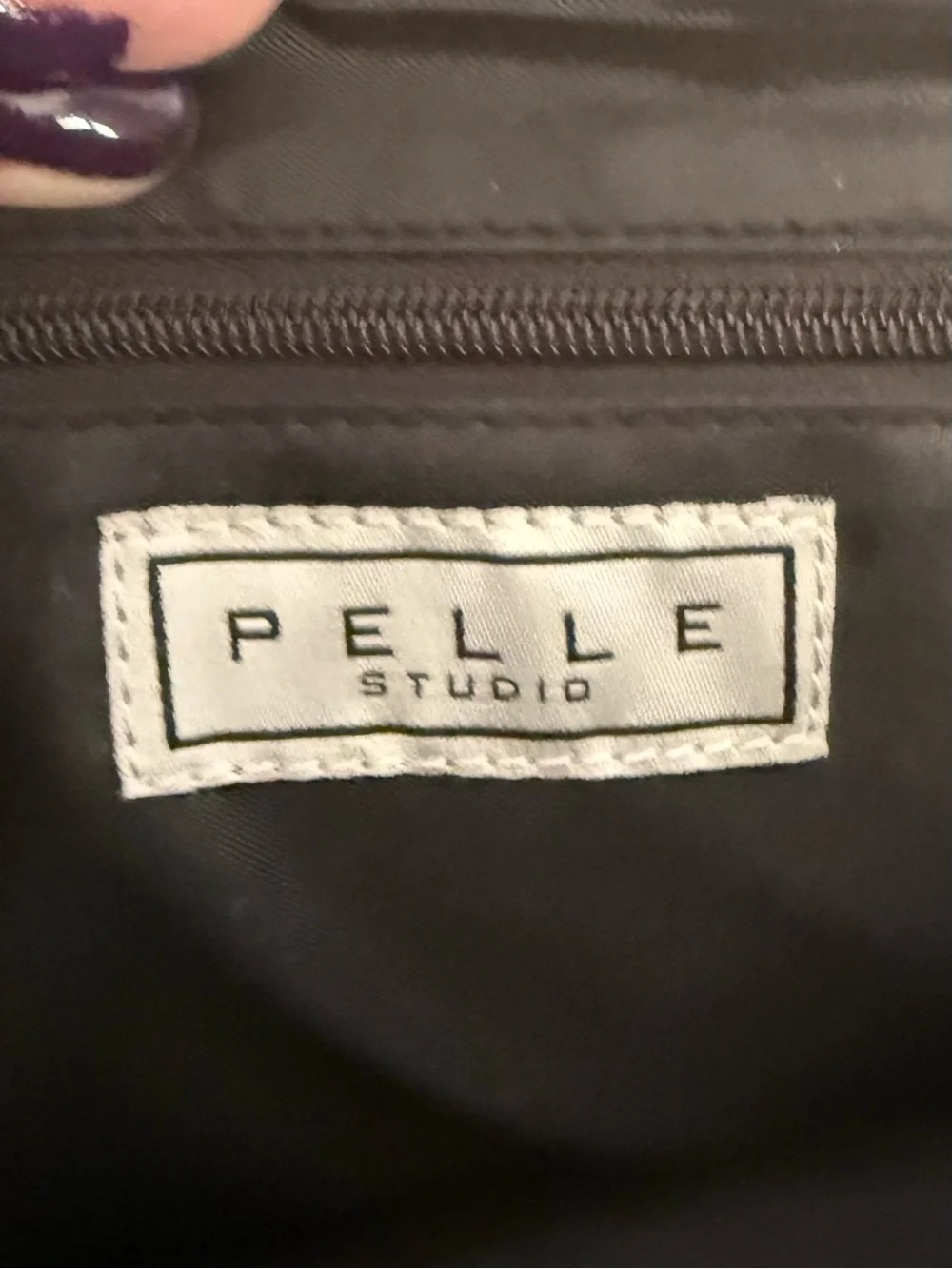 Pelle Studio Wilson Leather Black Briefcase Bag NEW